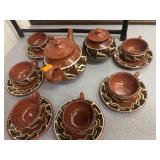 Vintage Glazed Pottery Set