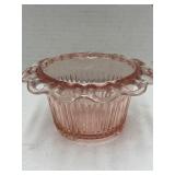Vintage, Hocking Pink Old Colony Open Lace Dish