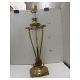 Art Deco Brass Table Lamp