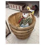 3 Baskets & Scarecrow