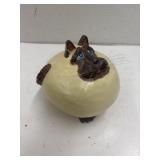 Fat Cat Art Decor - VICKI THOMAS Siamese Fat Cat