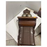Antique Wall Phone damaged  - missing receiver