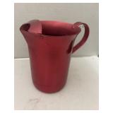 Aluminum Red Pitcher w/ Lip Guard