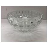 Reflections Square Cut Design Glass Bowl