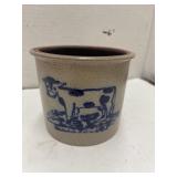 Vtg Beaumont Brothers Pottery Mini Crock
