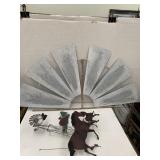 Metal Windmill Wall Decor and Metal Horse Decor