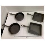 4cnt Cast Iron Skillets