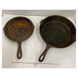 2cnt Cast Iron Skillets