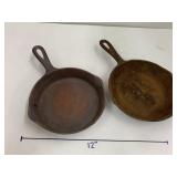 2cnt Cast Iron Skillets