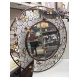 Decorative Metal Framed Wall Mirror