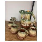 Vintage Glazed Pottery Set