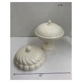 2cnt Dishes with Lids