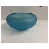 Vintage Celeste Blue Glass Bowl