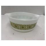 Pyrex Verde Square Flowers Casserole dish