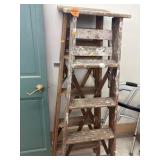 2 Wooden Step Ladders
