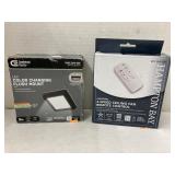 LED color changing flush mount & ceiling fan