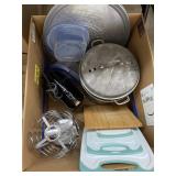 Box of kitchen items