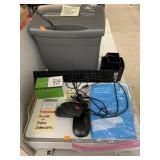 Paper shredder, printer, misc