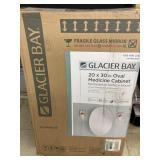 Glacier Bay 20 x 30 in Oval Medicine Cabinet