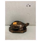 Metal turtle bank