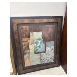 Framed Wall Decor - approx 32 x 38.5 inches