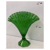 Green Glass Vase