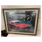 65 Mustang Clock