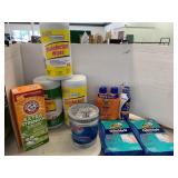 Cleaning Items and Sunscreen