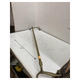 Brass towel bar