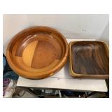 2cnt Wooden Bowls