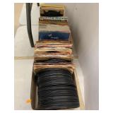 2 boxes of 45rpm vinyl records