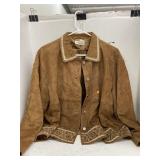 Leather/suede jacket. Size L