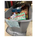 Large tote of games