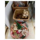 Baskets and holiday items