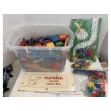 Wooden blocks and misc