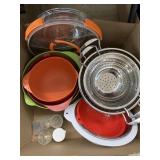 Box of kitchen items