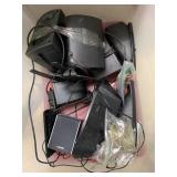 Tote of speakers - Buyer Beware - This lot is