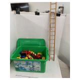 Lego big blocks and ladder toy