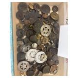 Military Buttons, Tokens, etc