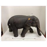 Wooden carved elephant