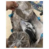 Plastic bags and cardboard rolls
