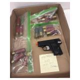 Vintage Shot Gun Shells & Airsoft Gas Pistol