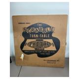 Vntg Scrabble Turntable with original box