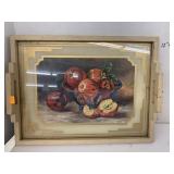 Decorative Tray Wall Hanging, Signed
