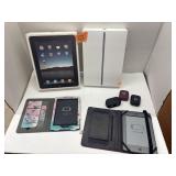Kindles, Earbuds, Empty Apple Boxes, no cords