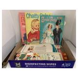 Flat of Vintage Paper Dolls, McCall, Pebbles &