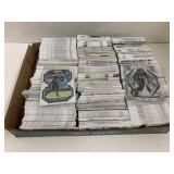Flat of Football Cards Trading