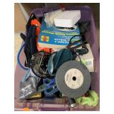 Tote of tools and misc