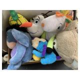 Box of stuffed toys
