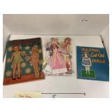 Vntg Paper Dolly Books & Dolls